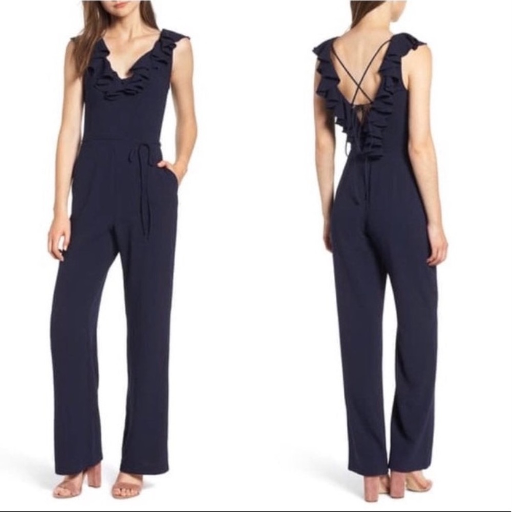 WAYF jumpsuit Navy - worn once
